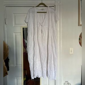 Young dumb & broke oversize eyelet dress